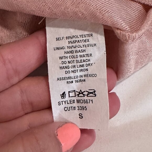 Misty Rose Mini Tight Sparkly Dress - Picture 7 of 7